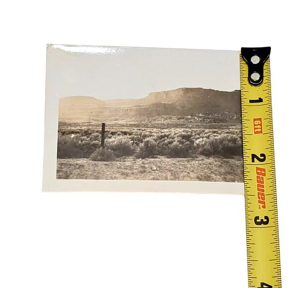 Vtg B&W Photo Found 1940 Spokane Washington Beautiful Mountain Scenery Snapshot - Picture 3 of 4